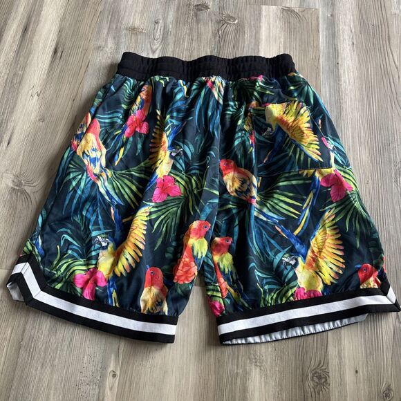 American Stitch Tropical Parrot Floral Shorts Size Large - Picture 4 of 5